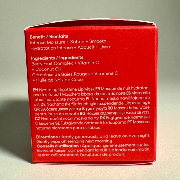 Laneige Candy Cane Lip Sleeping Mask Holiday 2024 Ltd Ed Full Size .70oz 20g - Picture 5 of 6